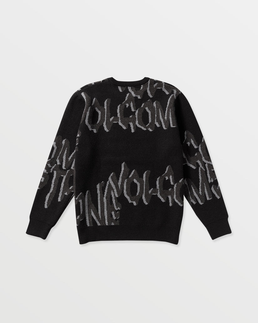 Stone Jacquard Jacke - Black