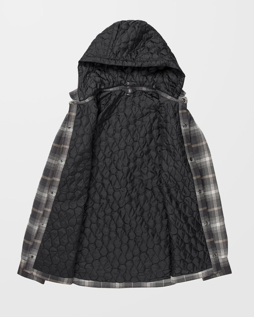 Insulated Riding Flannel Jacke - Stone