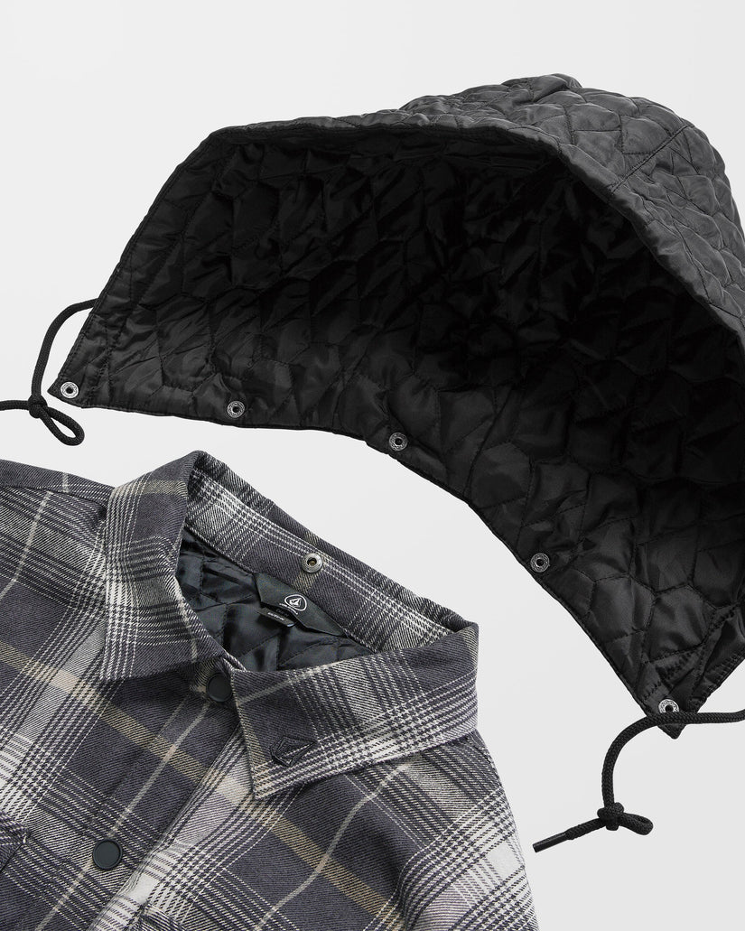 Insulated Riding Flannel Jacke - Stone
