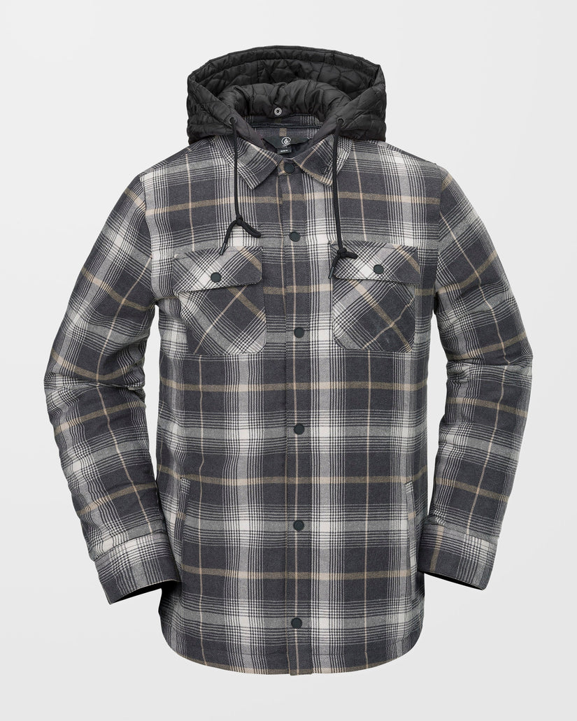 Insulated Riding Flannel Jacke - Stone