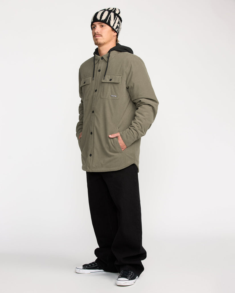 Kenson Insulated Flannel Jacke - Military