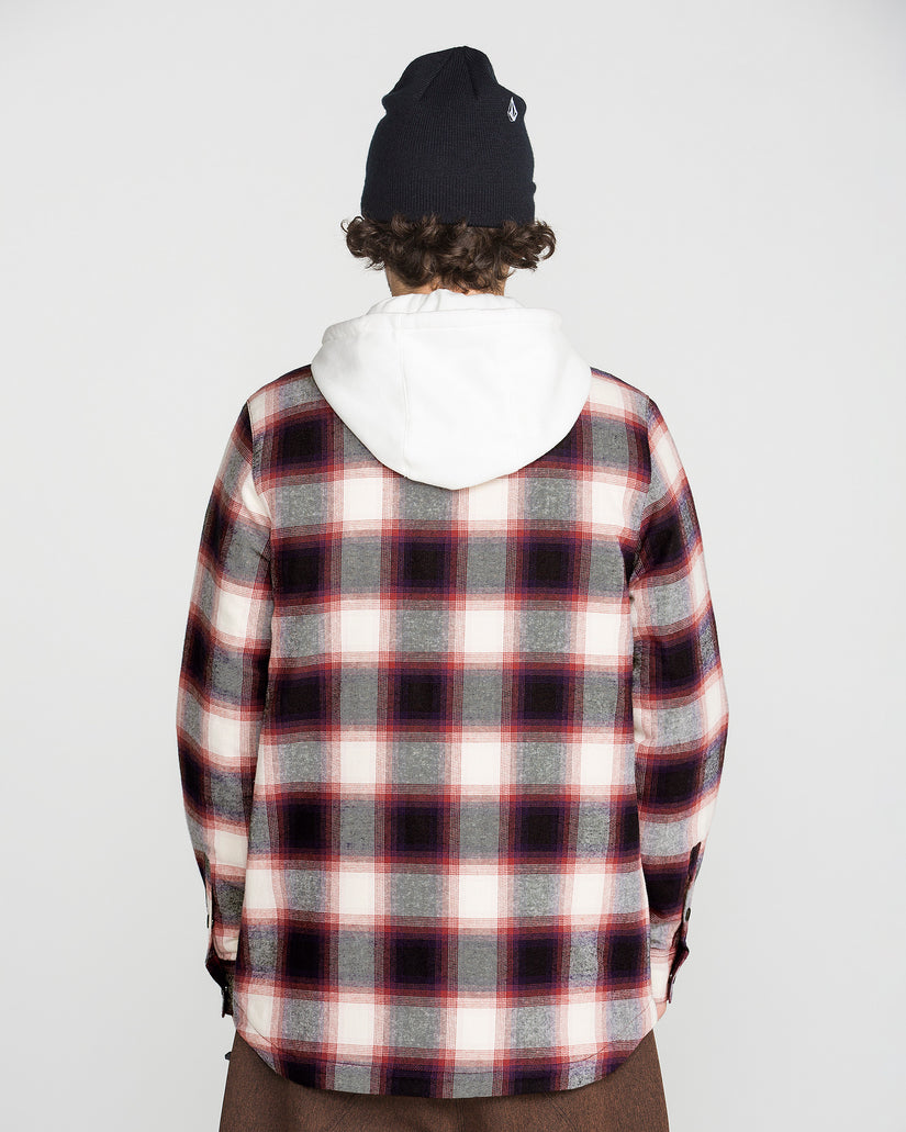Enson Insulated Riding Flannel Jacke - Blue