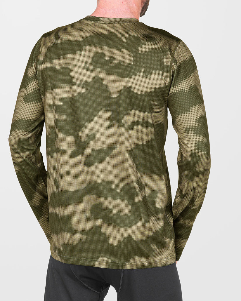 M V-Science Base Layer Langarmshirt - Camouflage