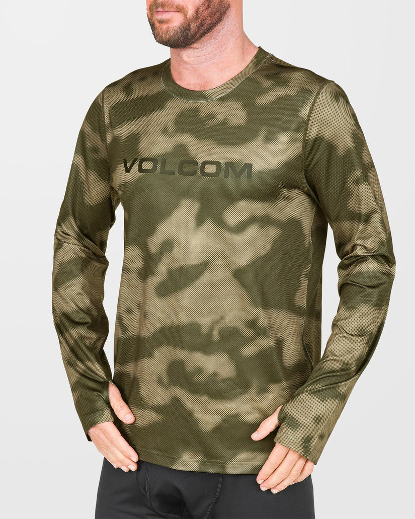 M V-Science Base Layer Langarmshirt - Camouflage