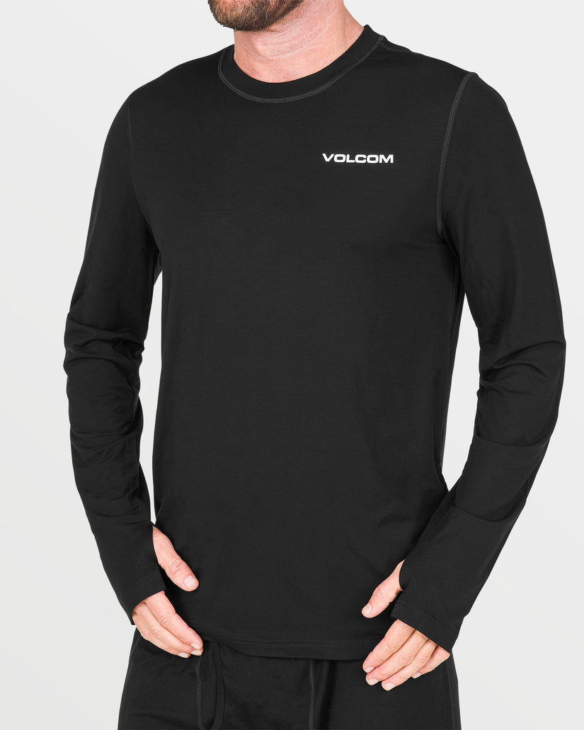 M Merino Blend Basisschicht-Shirt - Black