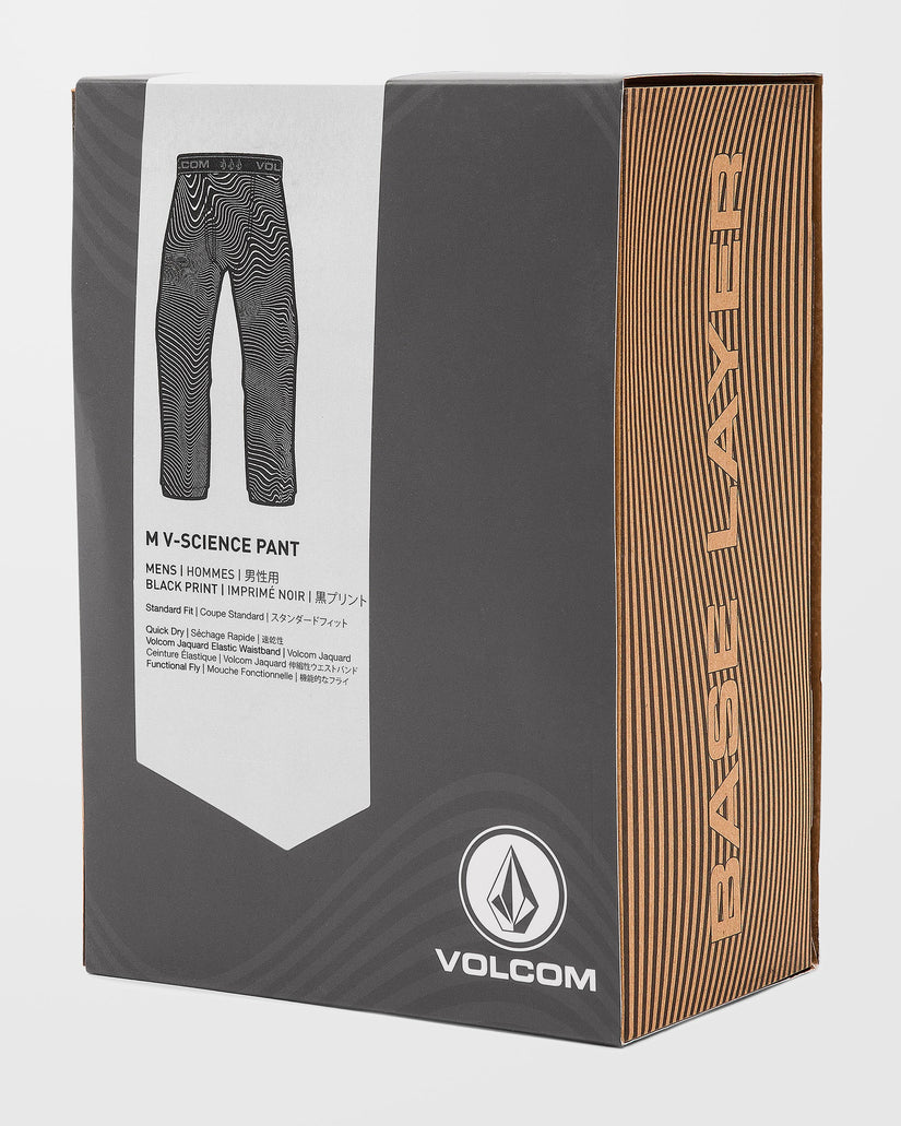 M V-Science Base Layer Hose - Black Print