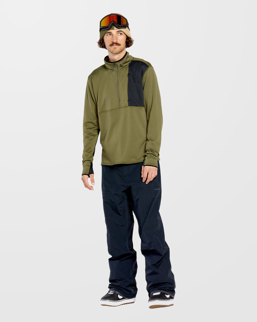 Gridlock Second Layer Fleece Pullover - Ivy