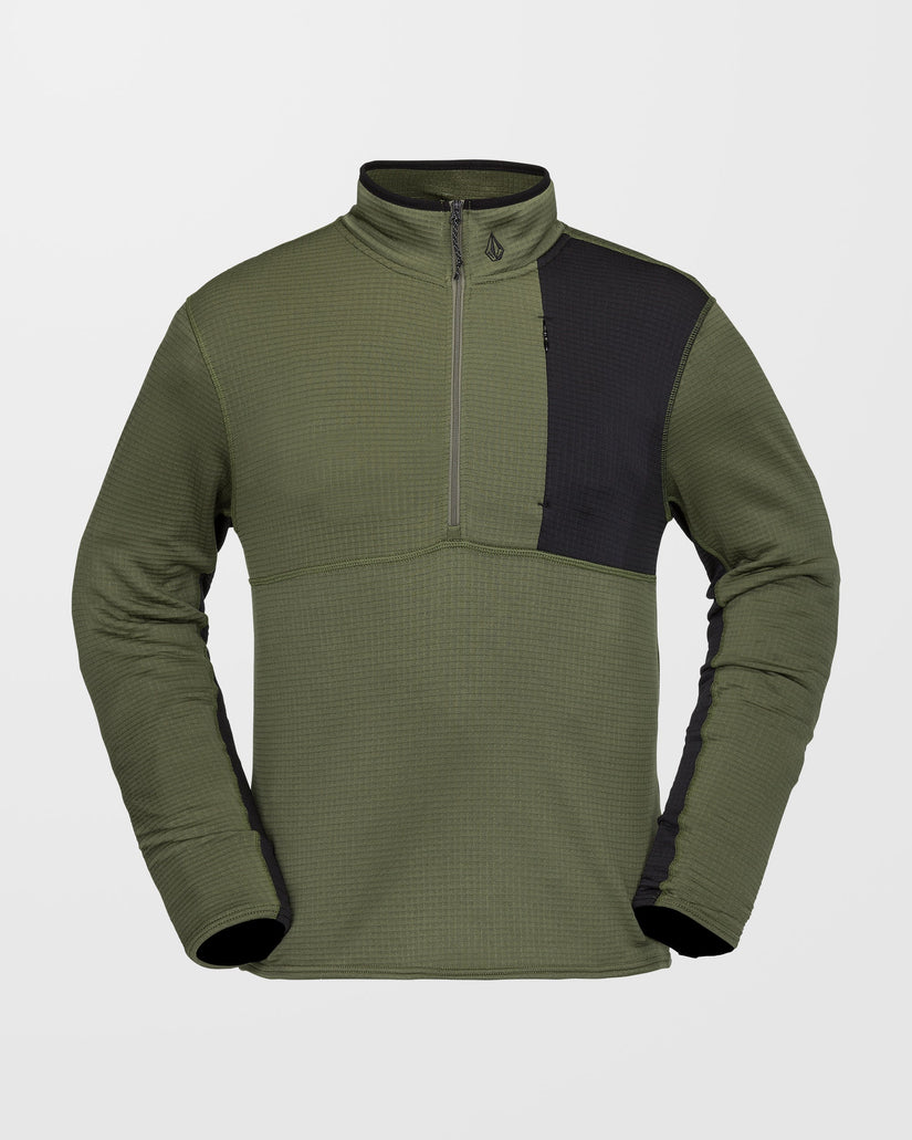 Gridlock Second Layer Fleece Pullover - Ivy