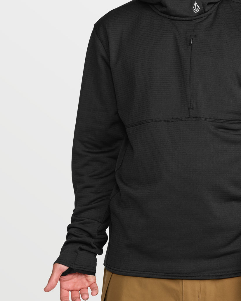 Gridlock Kapuzenpullover - Black