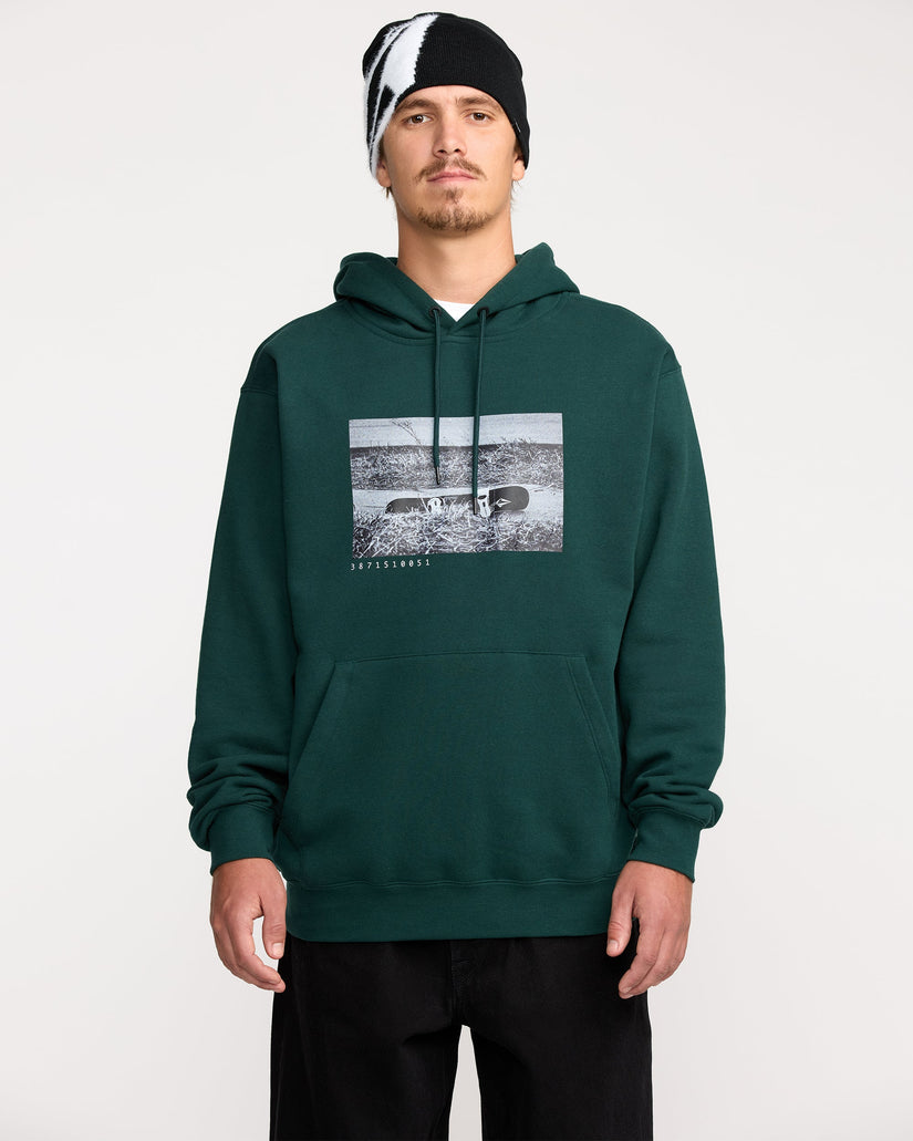 Essential Kapuzenpullover - Black Green