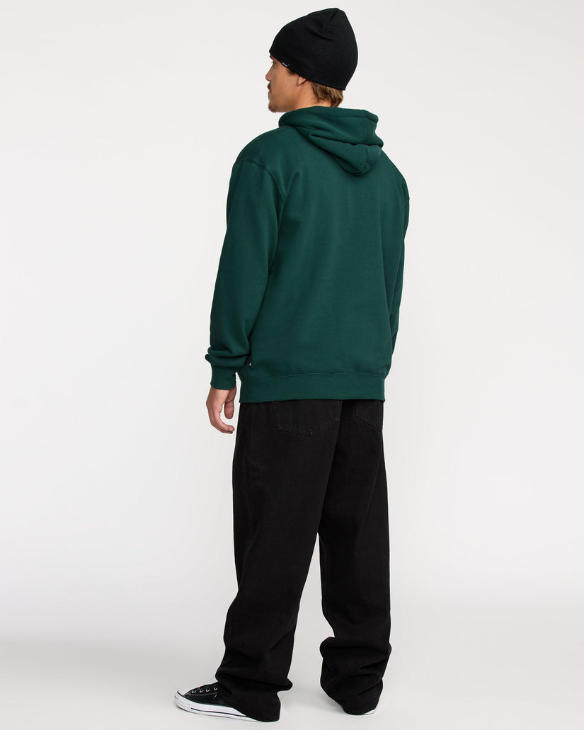 Essential Kapuzenpullover - Black Green