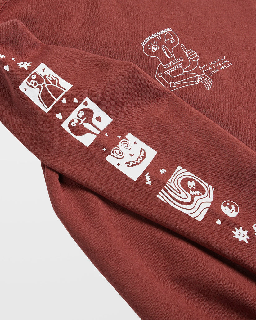 Essential Fleece Pullover - Redwood