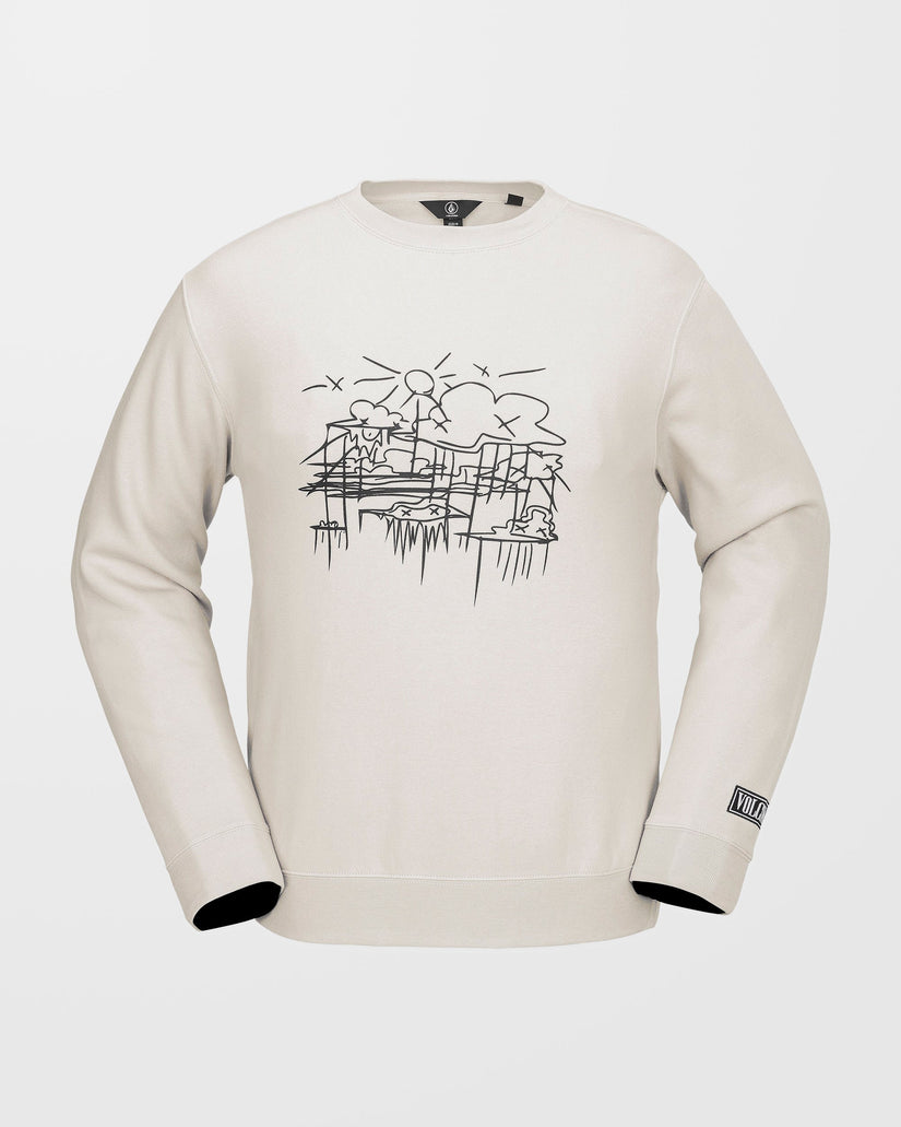 Essential Fleece Pullover - Stone
