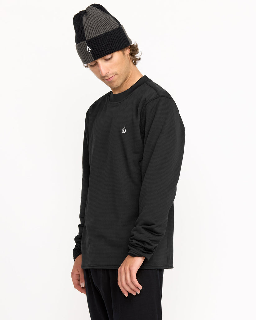 Gridlock Fleece Sweatshirt - Black