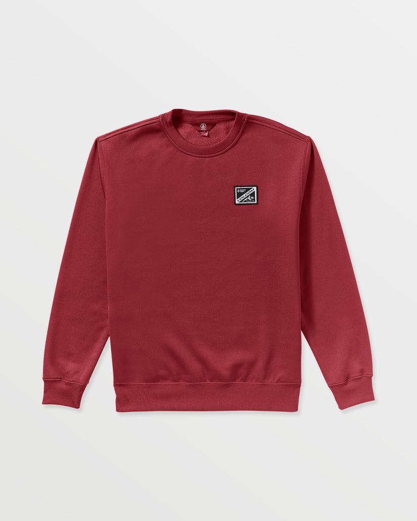 Hydro Fleece Sweatshirt - Burnt Red