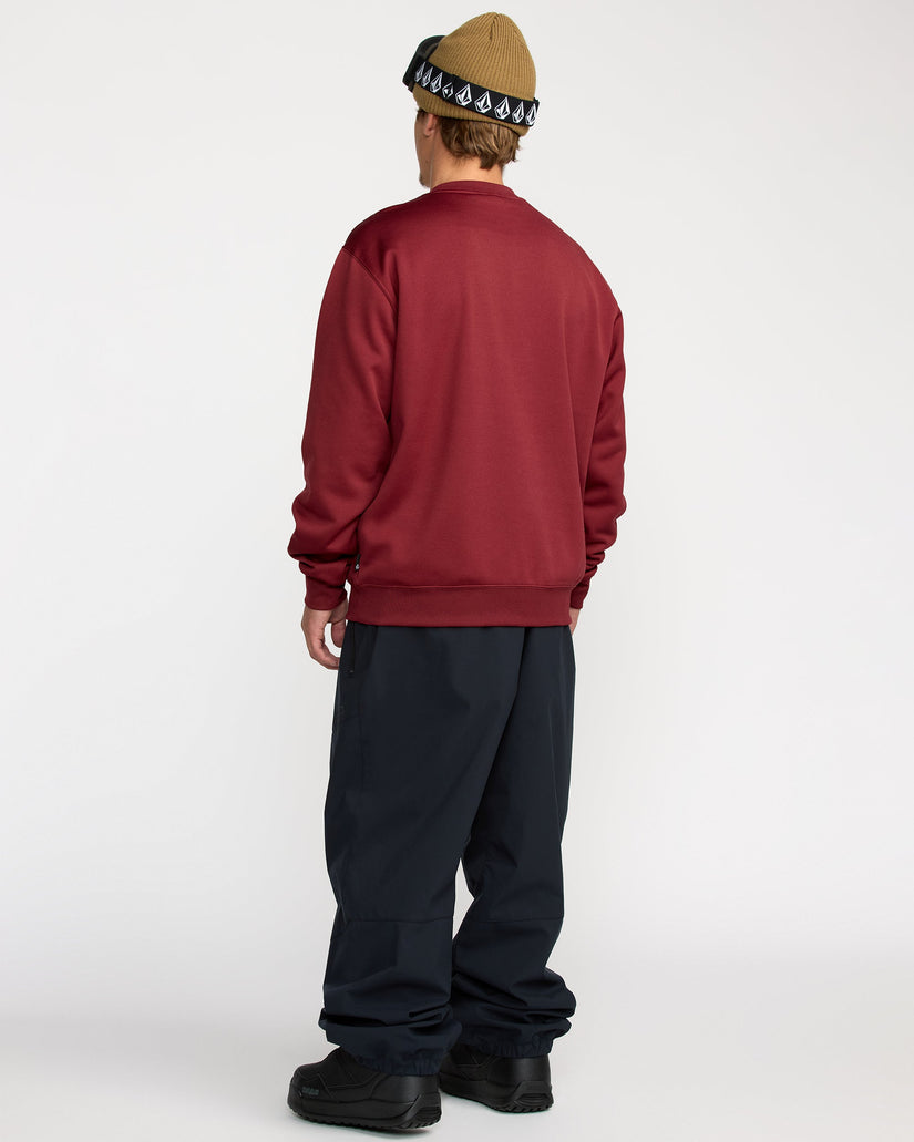 Hydro Fleece Sweatshirt - Burnt Red