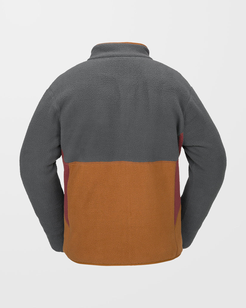 Fleecer Full Zip Jacke - Charcoal