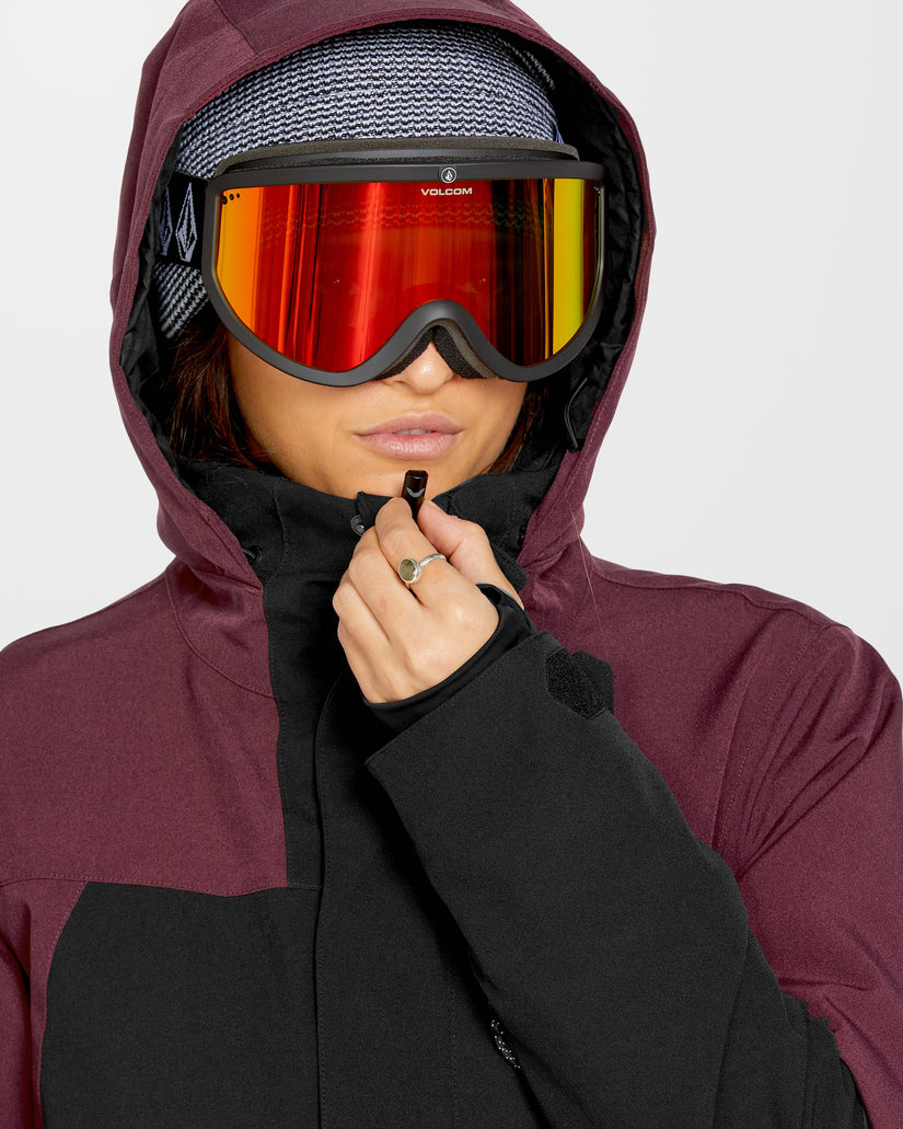Shelter 3D Stretch Jacke - Burgundy