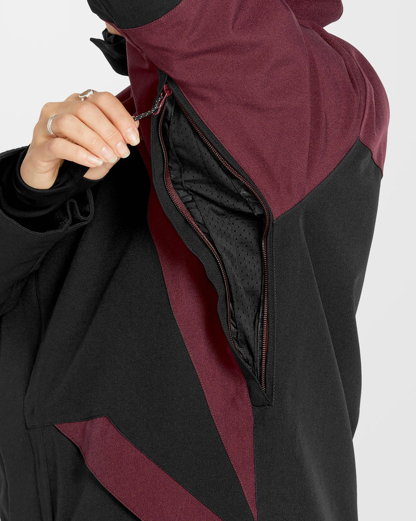 Shelter 3D Stretch Jacke - Burgundy