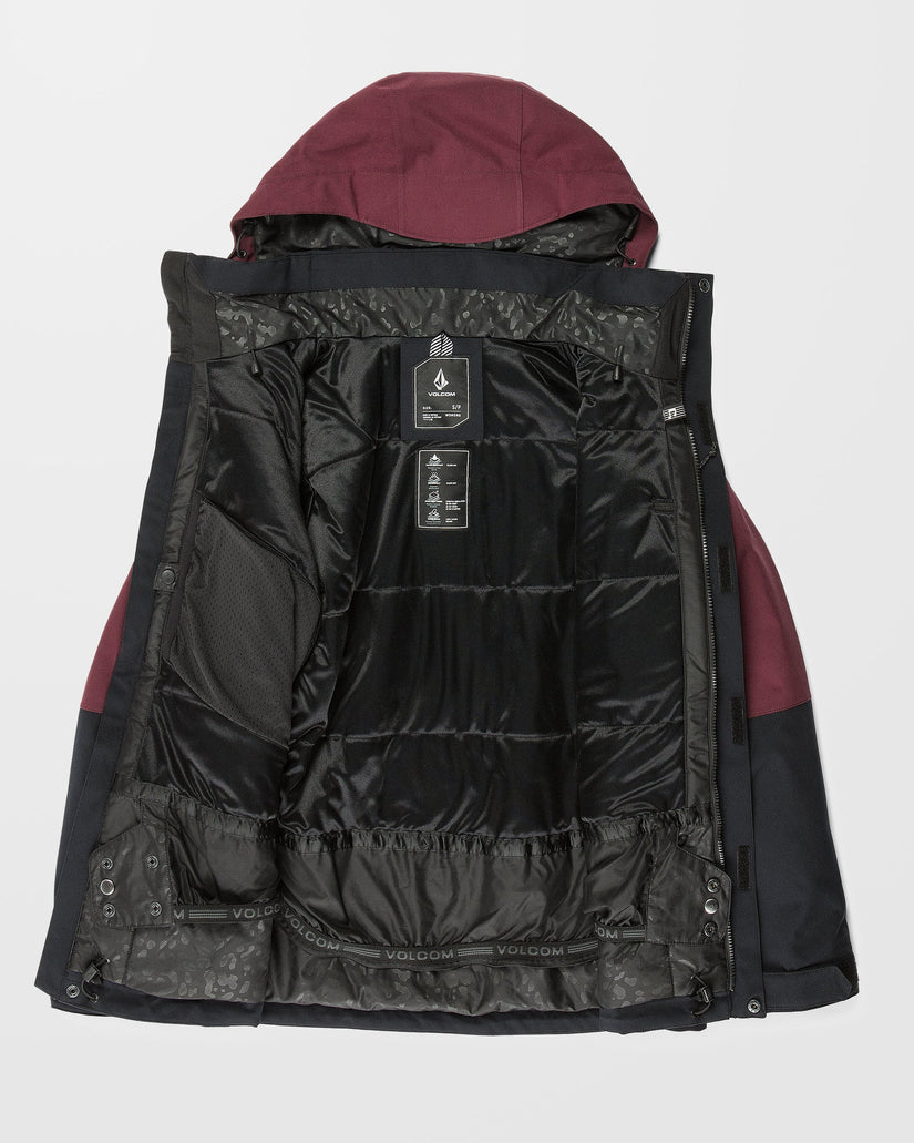 Shelter 3D Stretch Jacke - Burgundy
