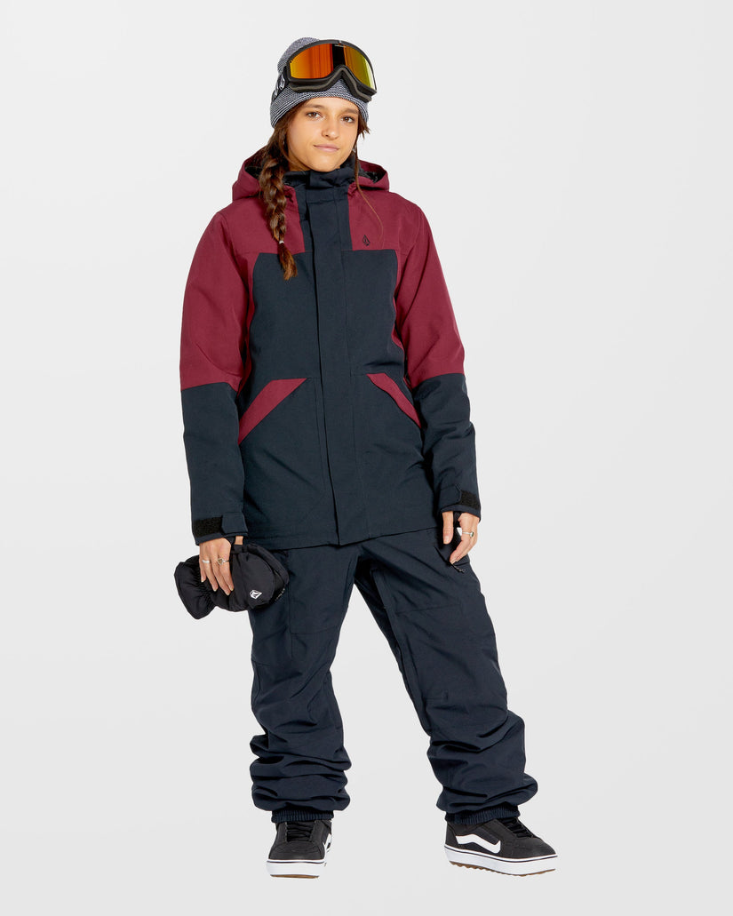 Shelter 3D Stretch Jacke - Burgundy