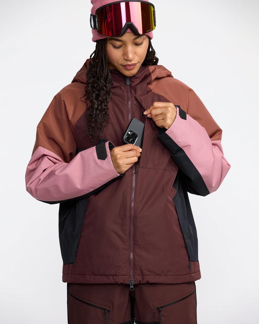 Agate Insulated Jacke - Oxblood