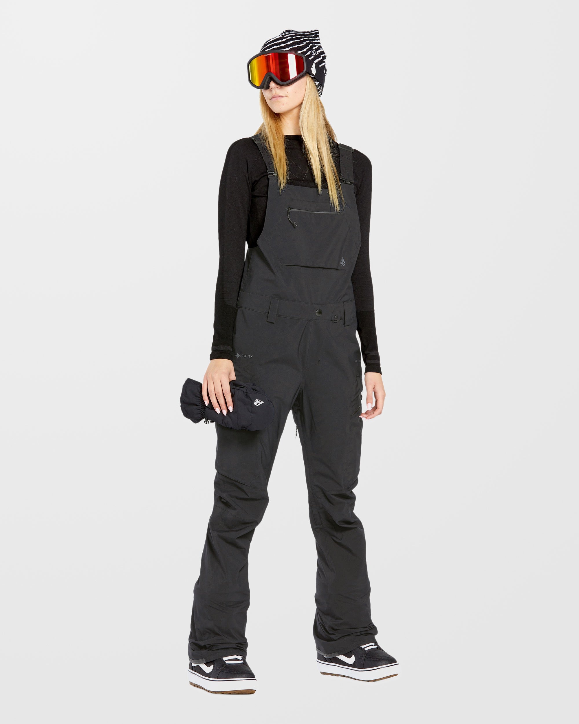 Elm Stretch Gore-Tex Bib Latzhose - Black - Damen - Volcom Schweiz