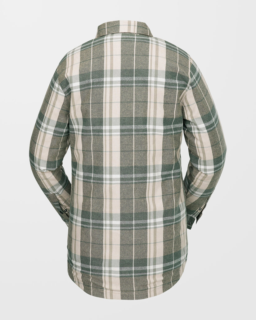 Insulated Riding Flannel Jacke - Sand