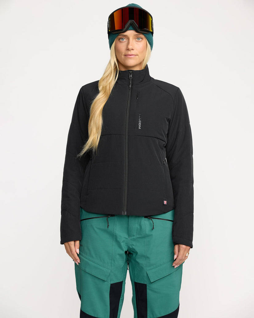 Evergreen Full Zip Jacke - Black