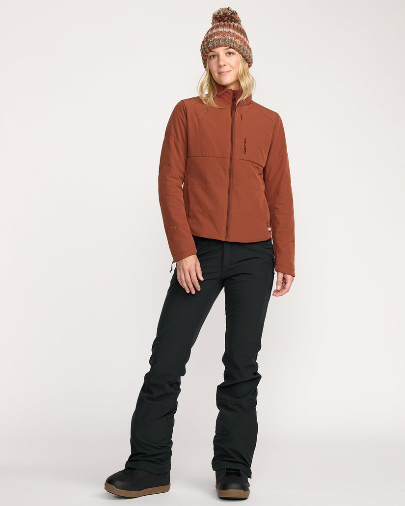 Evergreen Full Zip Jacke - Henna