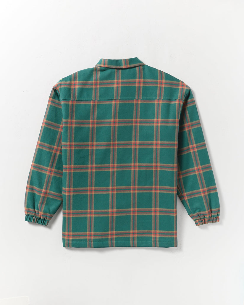 Insulated Riding Flannel Jacke - Atlantic Deep
