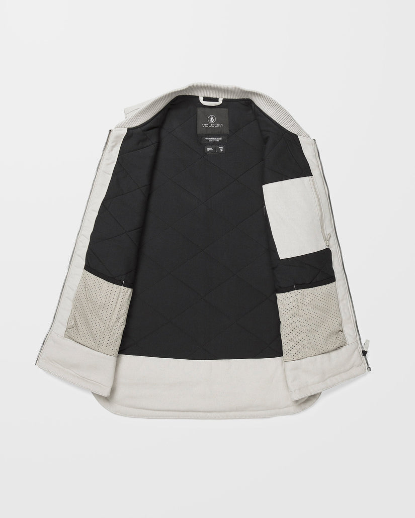Stone Castine Puff Weste - Stone