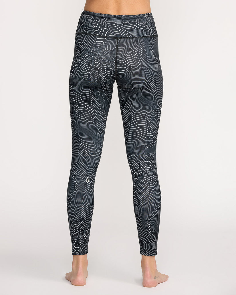 W V-Science Basisschicht-Leggings - Black White