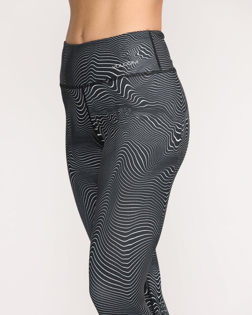 W V-Science Basisschicht-Leggings - Black White