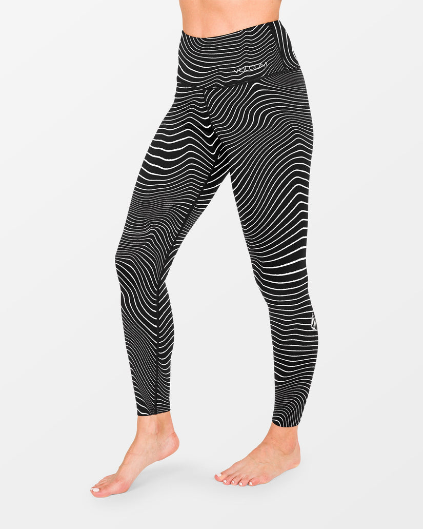 W V-Science Basisschicht-Leggings - Black White