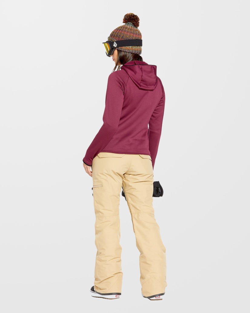 Gridlock Balaclava Kapuzenpullover - Burgundy