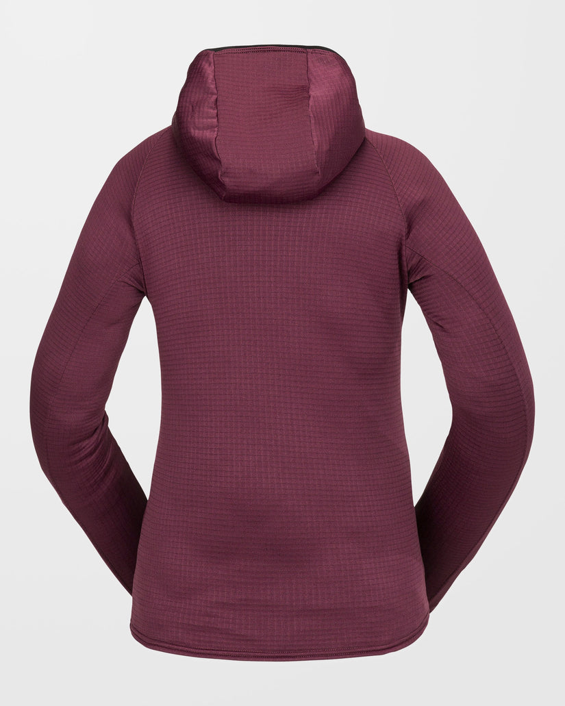 Gridlock Balaclava Kapuzenpullover - Burgundy