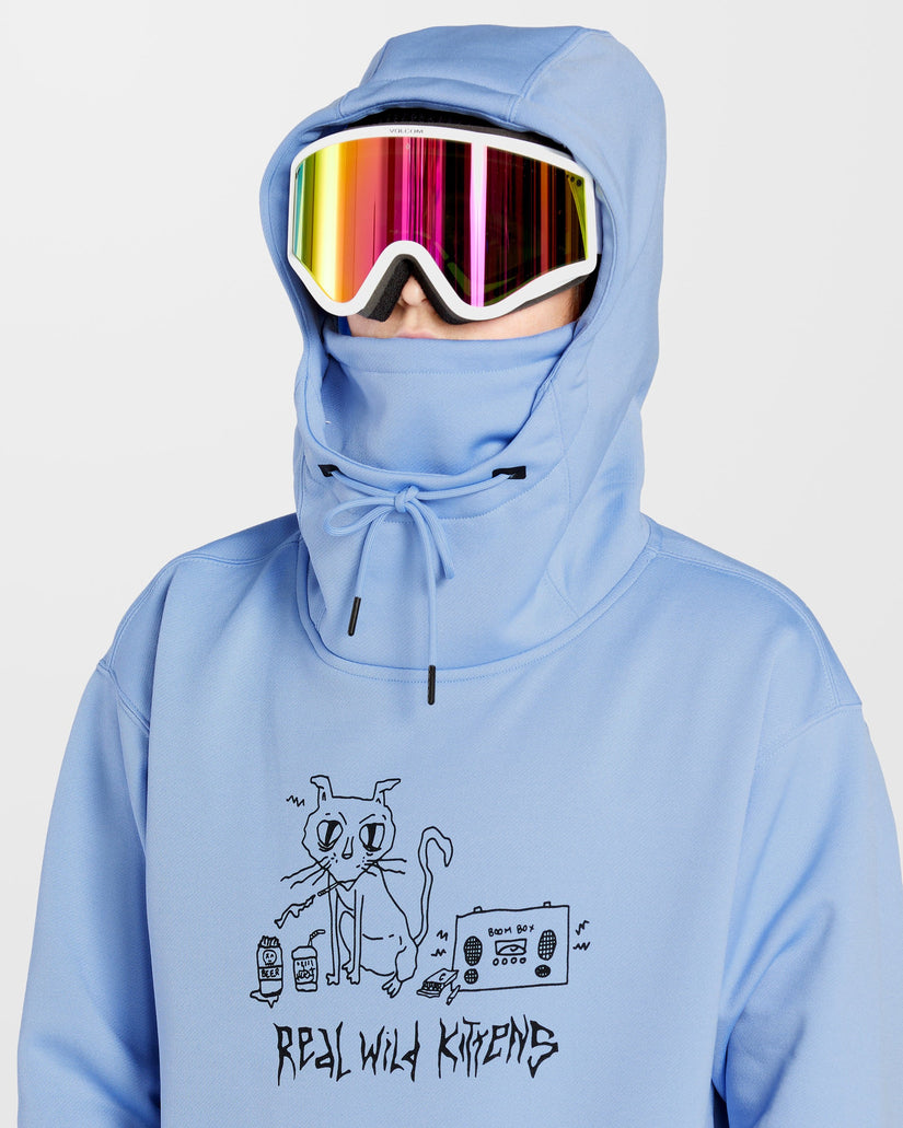 Riding Hydro Kapuzenpullover - Crystal Blue