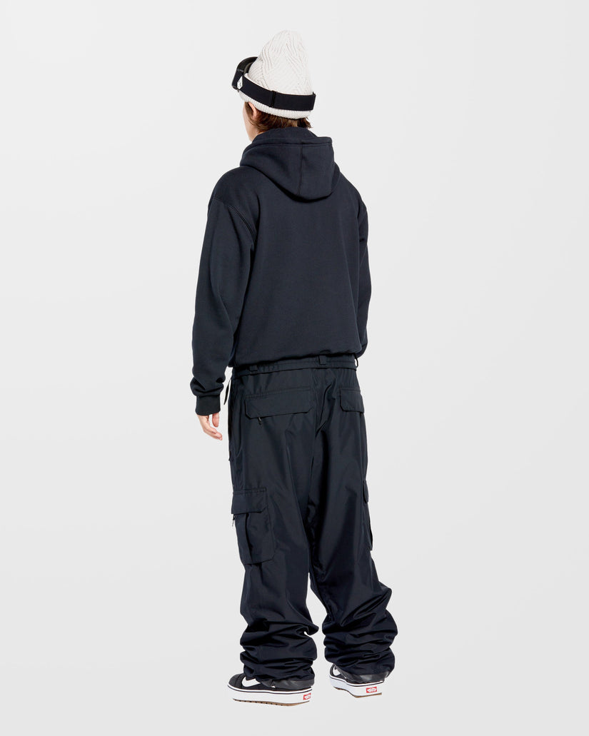 Costus Fleece Kapuzenpullover - Black