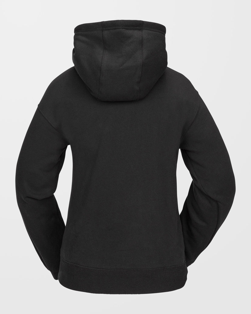 Costus Fleece Kapuzenpullover - Black