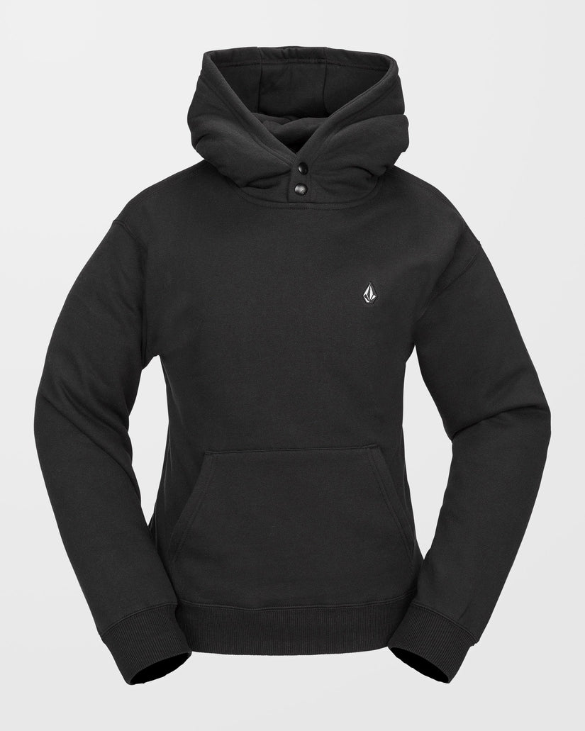 Costus Fleece Kapuzenpullover - Black