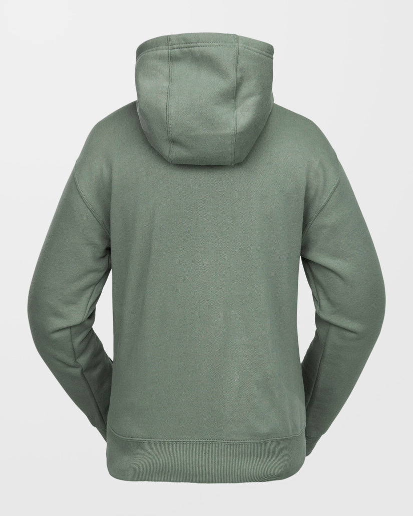 Costus Fleece Kapuzenpullover - Lichen Green