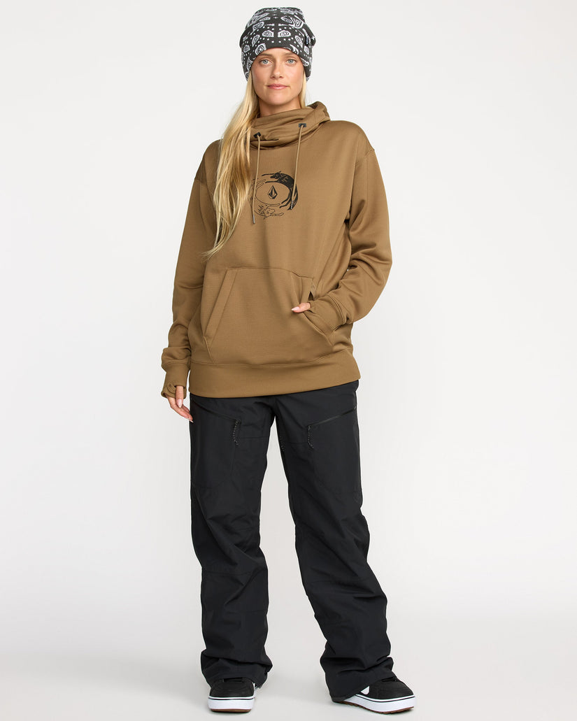 Riding Hydro Kapuzenpullover - Bronze