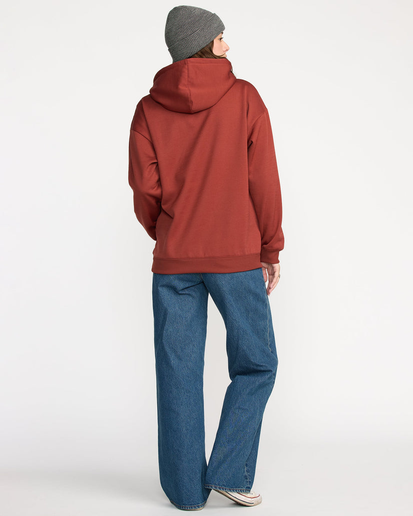 Essential Hydro Kapuzenpullover - Henna
