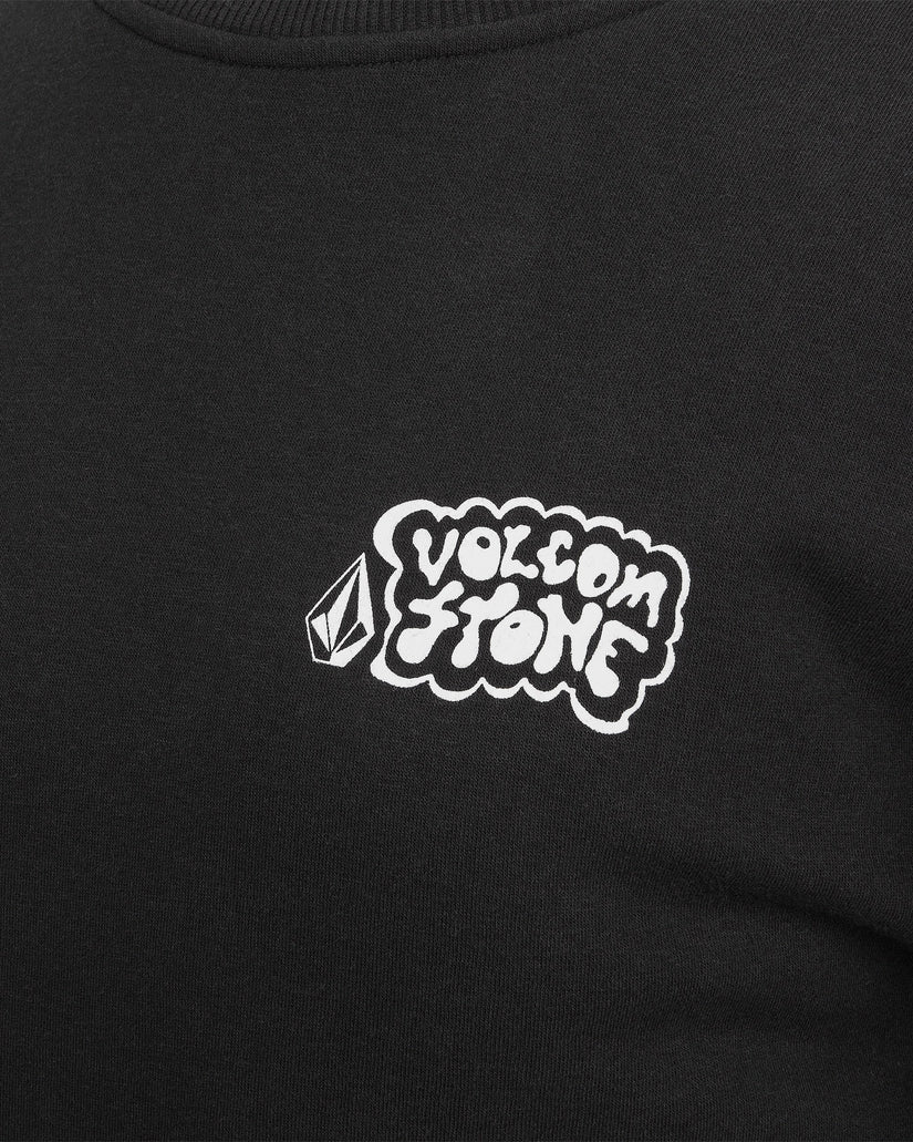 Essential Fleece Pullover -  Black