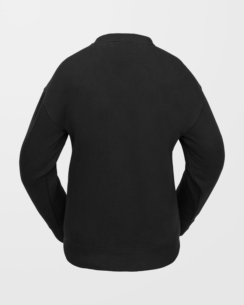 Essential Fleece Pullover -  Black