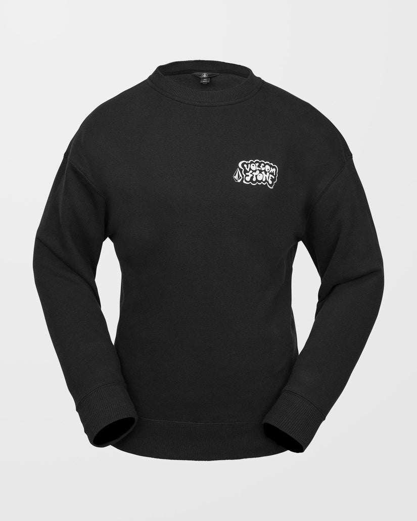 Essential Fleece Pullover -  Black