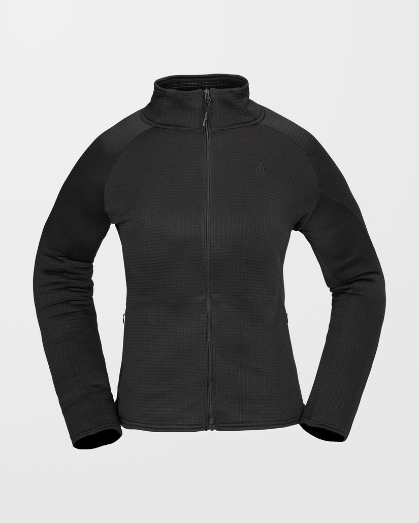 Gridlock Full Zip Pullover - Black