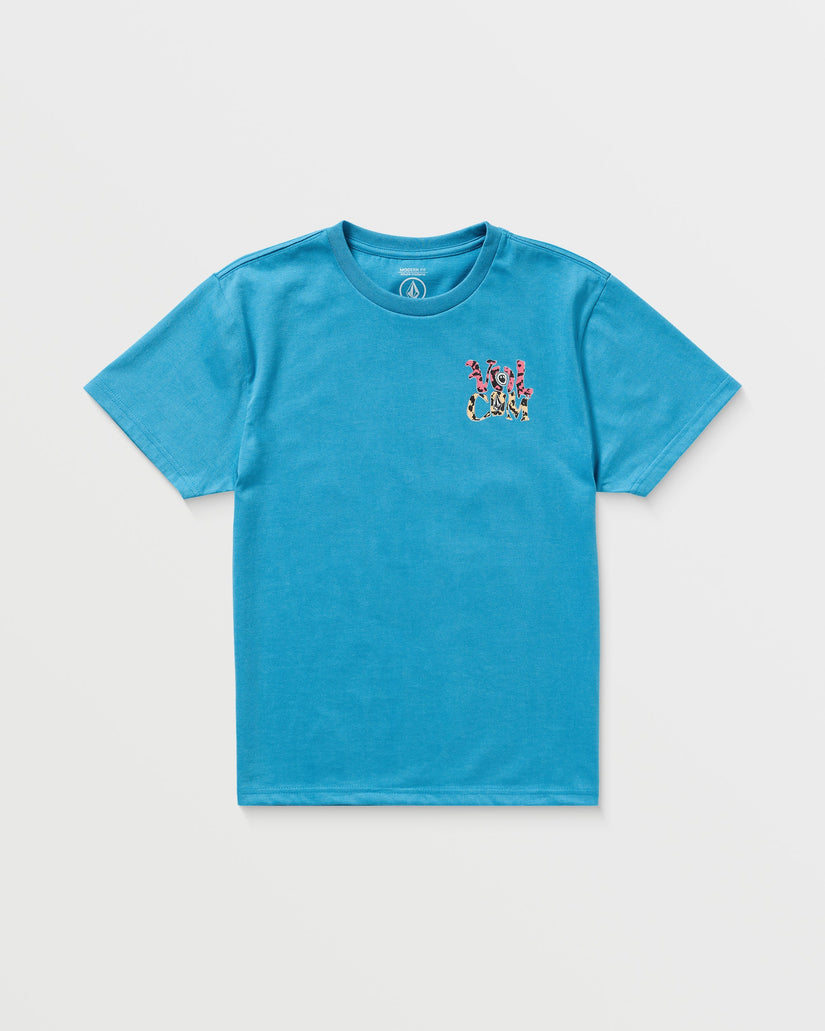 Eye Warp T-shirt - BLUE TURQ - (KINDER)