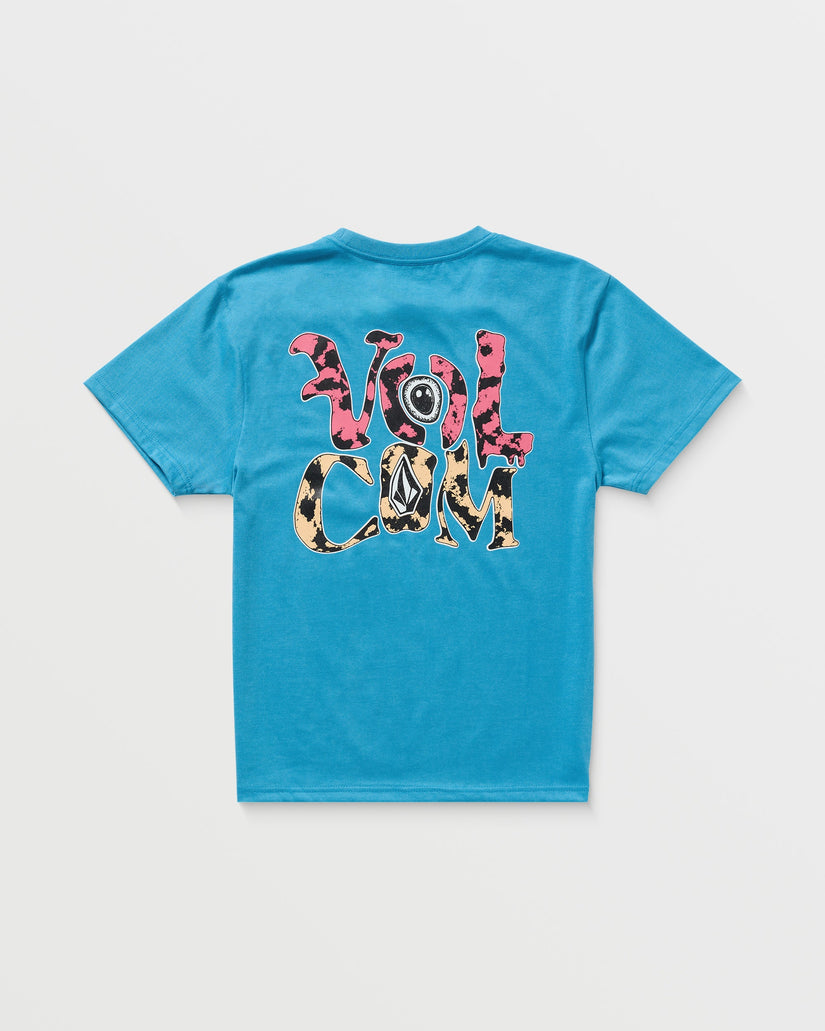 Eye Warp T-shirt - BLUE TURQ - (KINDER)